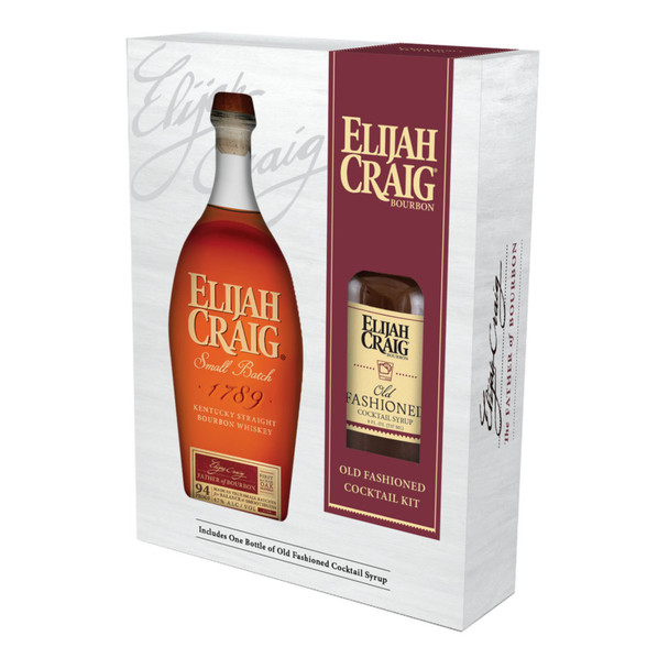 Elijah Craig Small Batch Bourbon Old Fashioned Kit - 750 mL - Set - Glass