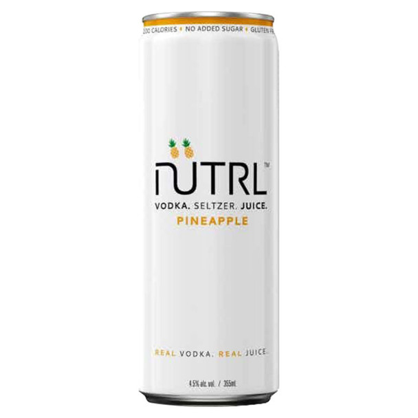 NUTRL Pineapple Vodka Soda - 4-PK - Aluminum