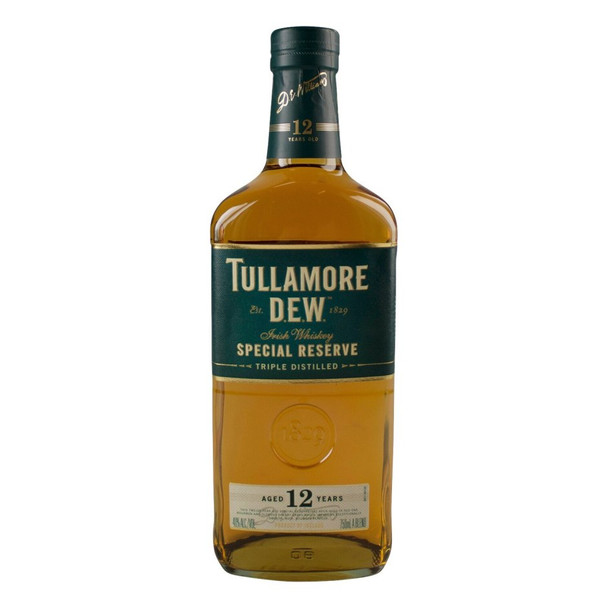 Tullamore DEW 12 Year Special Reserve Irish Whiskey - 750 mL - 750ML - Glass
