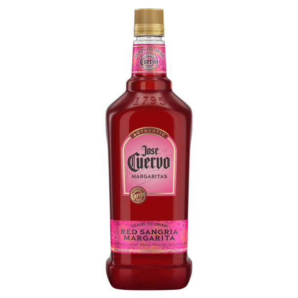 Jose Cuervo Red Sangria Margarita Premixed Cocktail - 1.75 L - 1.75L - Glass