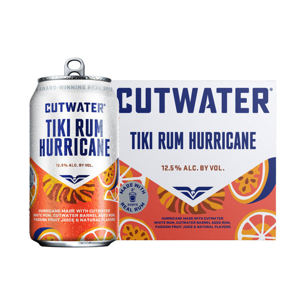 Cutwater Tiki Rum Hurricane - 4-PK - Aluminum