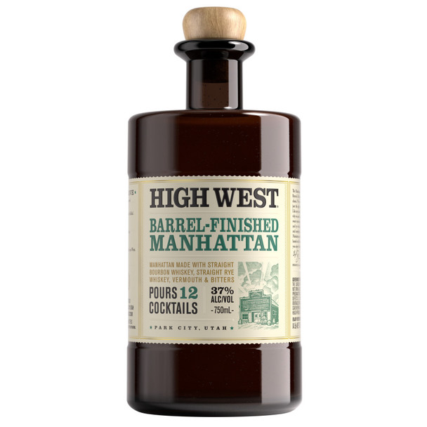 High West Manhattan Barrel Cocktail - 750 mL - 750ML - Glass