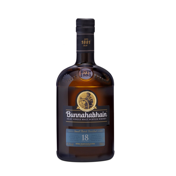 Bunnahabhain Islay Single Malt 18 Year Scotch Whisky - 750 mL - 750ML - Glass