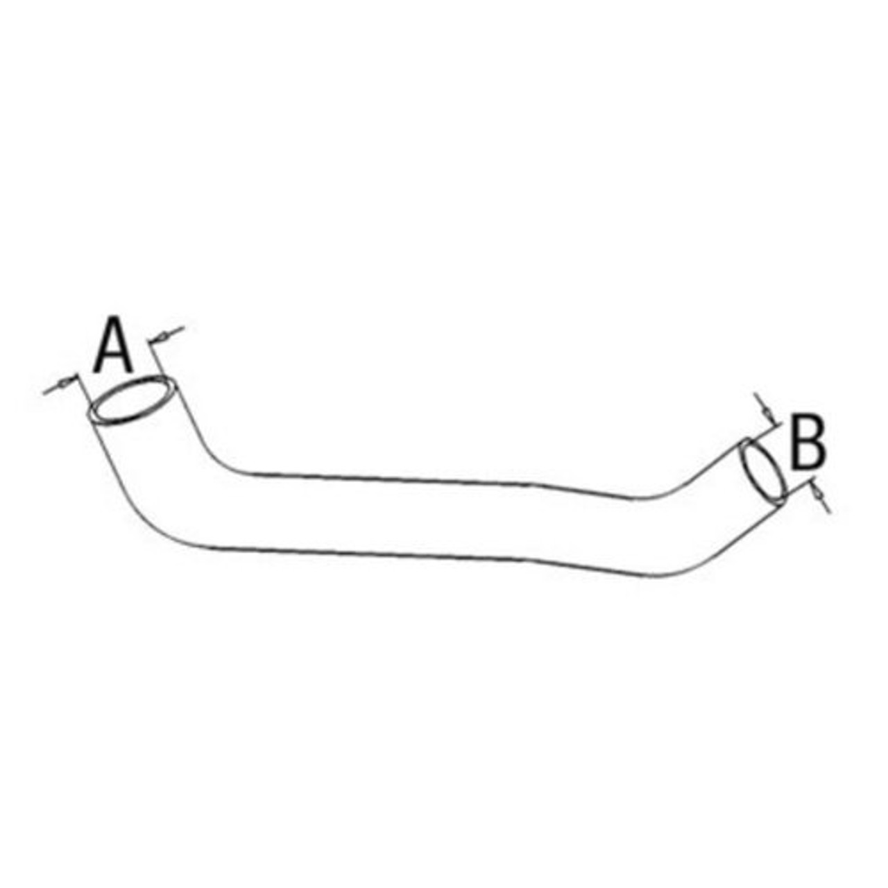 65429C1 Radiator Hose, Upper for Case®