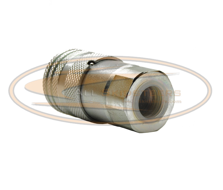 Female Hydraulic Quick Coupler With Dust Cap ( 3/4" Threads ) for Skid