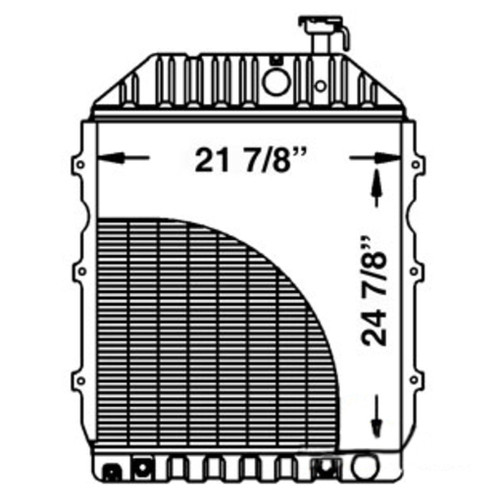 D5NN8005P | Radiator w/ Oil Cooler for New Holland®