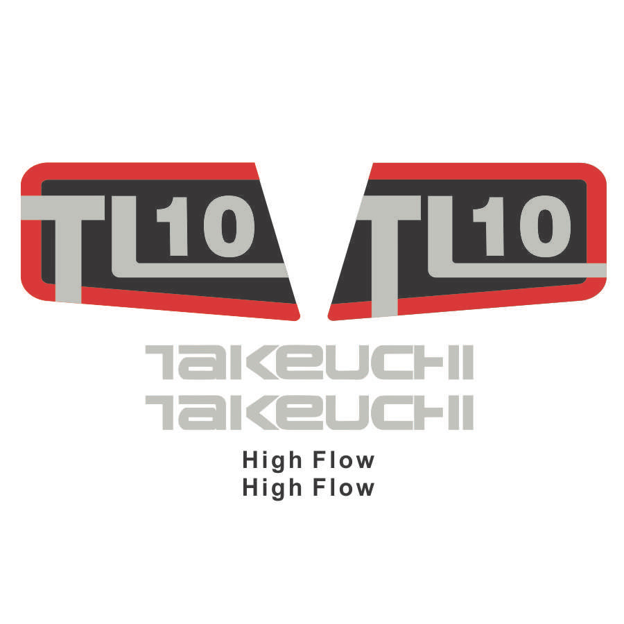 A-44709 | TL10 Decal Sticker Kit for Takeuchi®