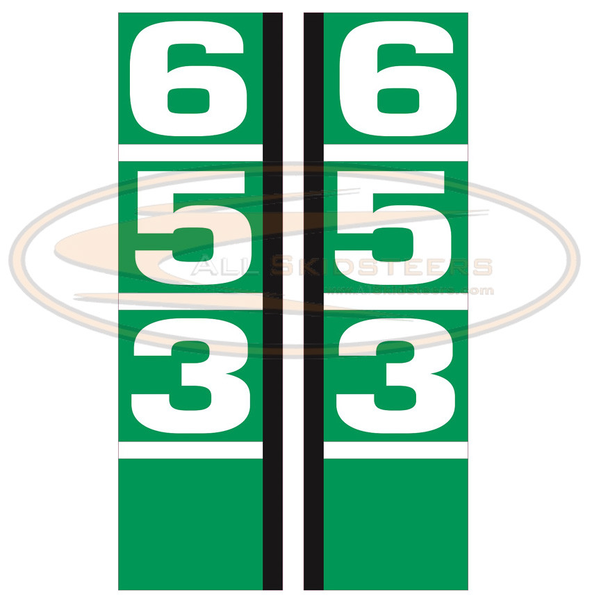 Bobcat 653 Model Decal set for Skid Steer Loaders