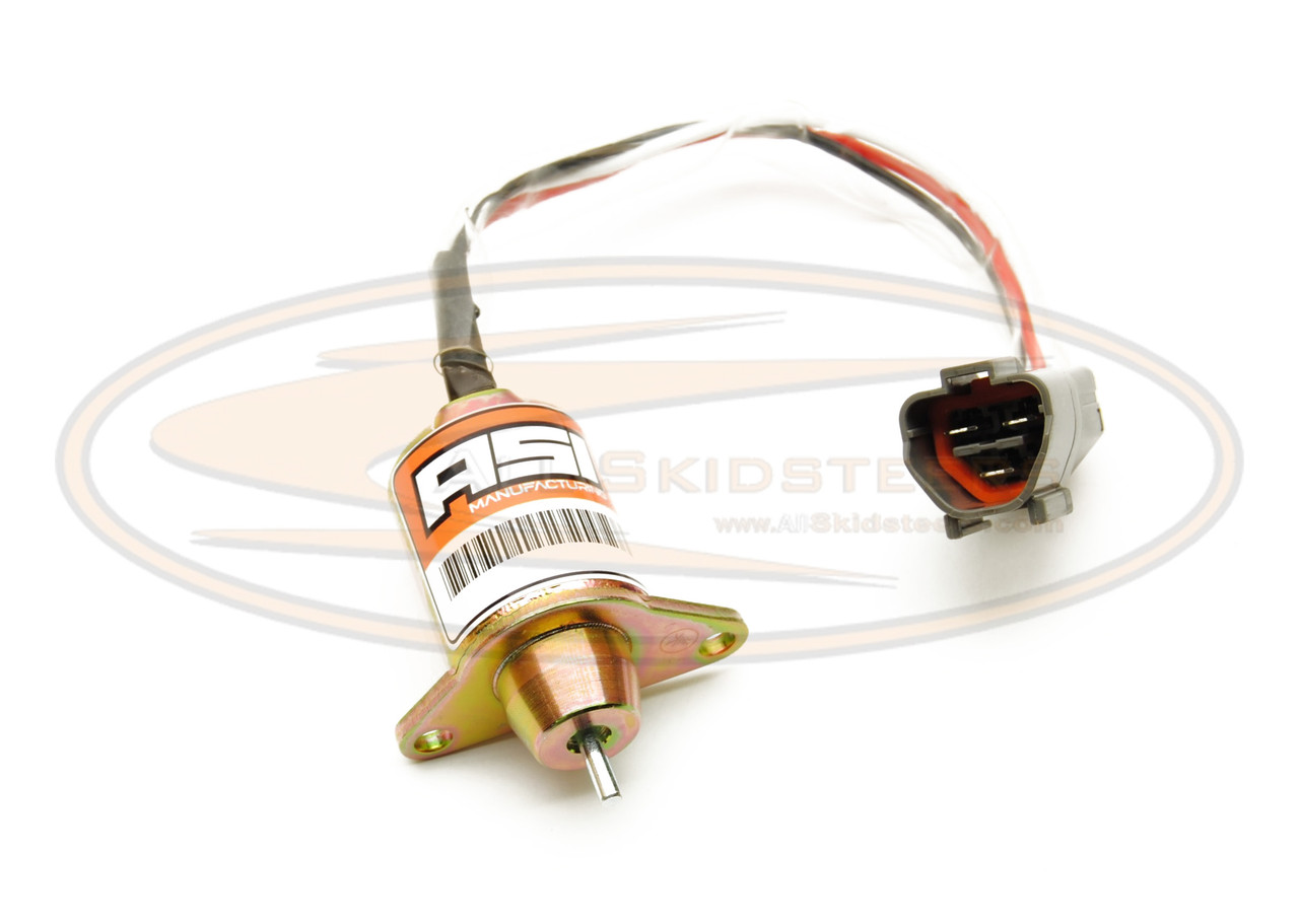 オールドルノーサンクーエンジン.ミツションセツト販売 Fuel Shut Off Solenoid for Takeuchi | Replaces OEM # Y119233-77932