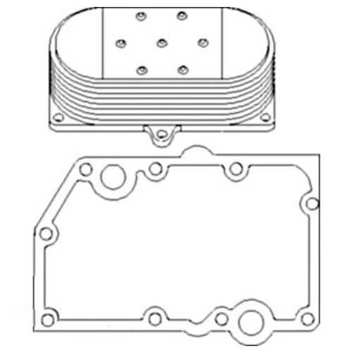 RE56690 | Cooler, Engine Oil, 7 Plate for John Deere®