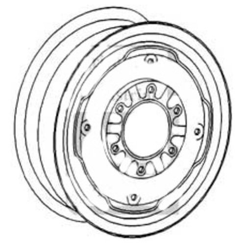 JD1091 | Rim Front Wheel 6LB x 15" for John Deere®