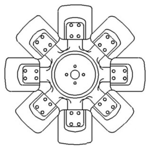 AR85892 | Fan, 8 Blade for John Deere®