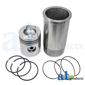 Piston Liner Kit, 6.404T/A (High Compression) for John Deere® || Replaces OEM AR63272HC
