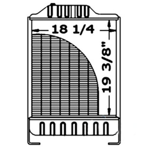 K307602 | Radiator, W/O A/C for Case®