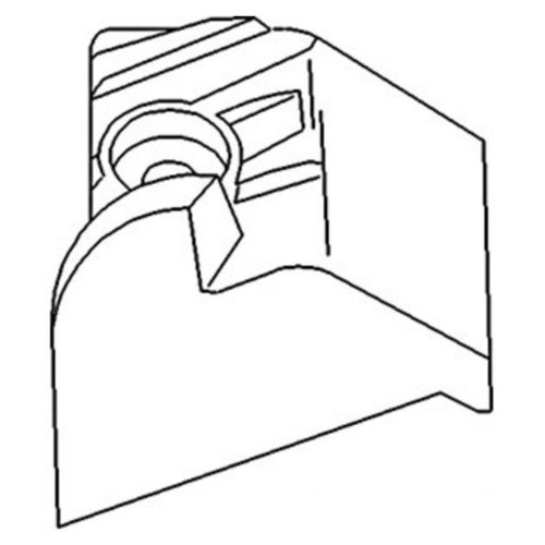 1968970C1 | Rasp Bar, Chrome, W/ Spike for Case®