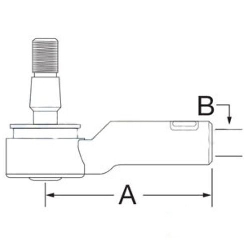 SBA334801360 | Tie Rod End, Outer, Rh for Case®