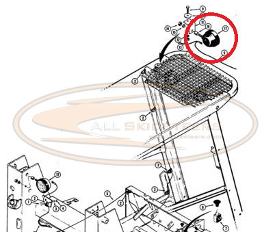 CASE® Skid Steer Front Headlight | Replaces OEM # D70483 - All