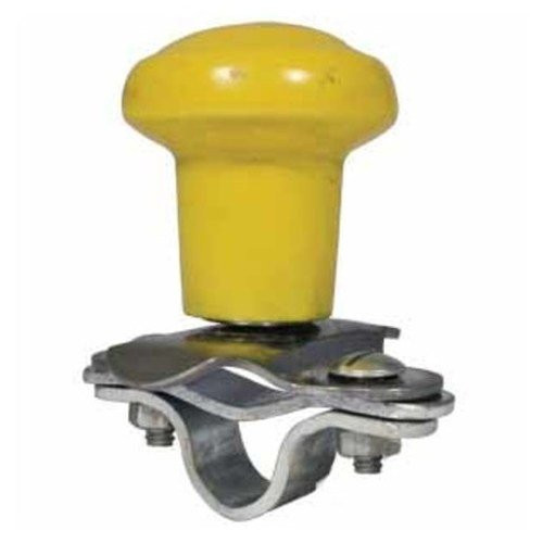5A6YL | Spinner, Aluminum Steering Wheel (yellow Plastic Coated Knob) for Case®