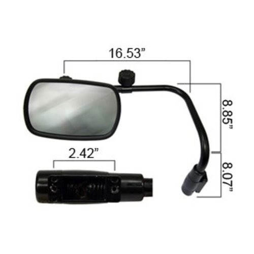 VLD1034 | Mirror Assembly, Universal Extendable, Glass (LH) for Case®