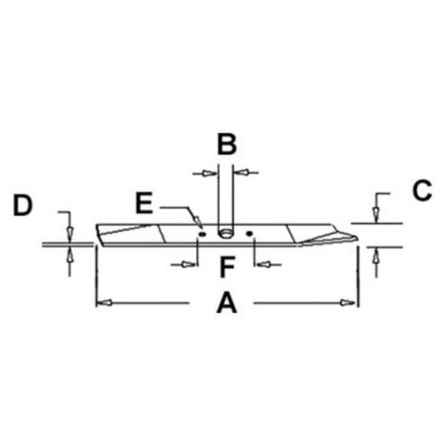 70080-00777 | Blade, Finishing Mower for New Holland®