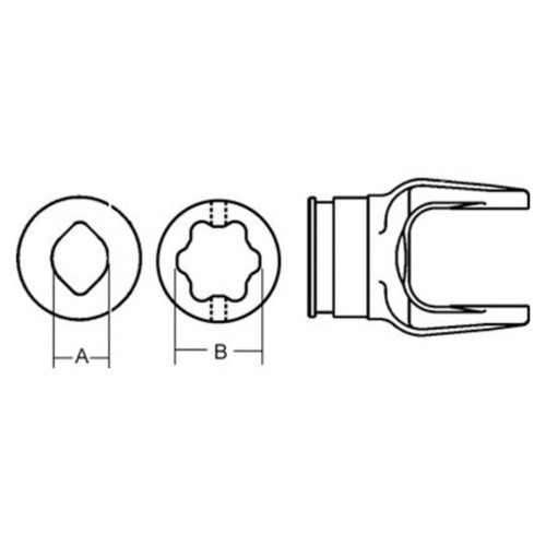 748481 | Inner Profile Yoke for New Holland®