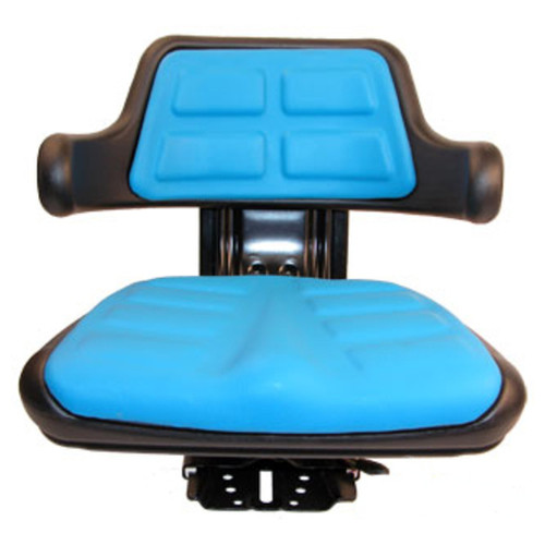 W223BU | Wrap Around Back w/ Arms, Plastic, BLUE, 300 lb / 136 kg Weight Limit for New Holland®