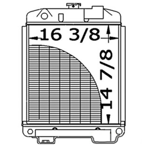 SBA310100280 | Radiator for New Holland®