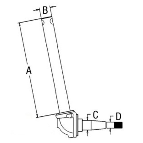 D4NN3105B | Spindle (RH) for New Holland®