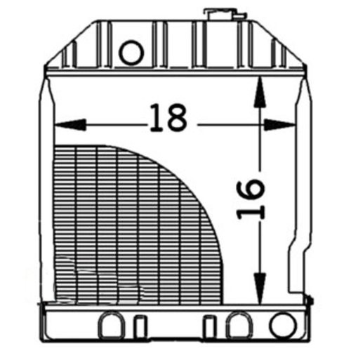 E9NN8005AB15M | Radiator for New Holland®