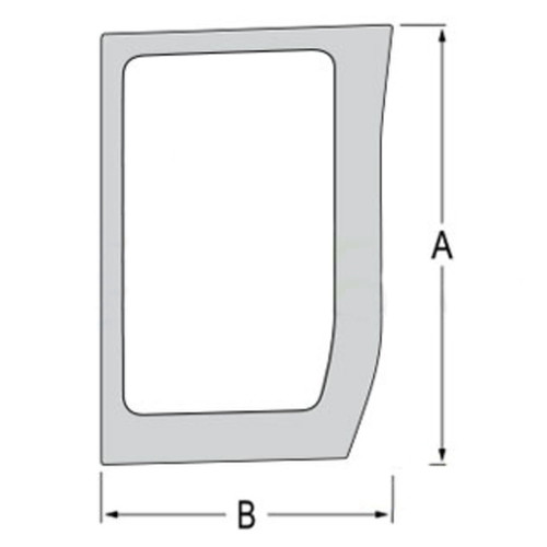 87304259 | Glass Lower Front, RH for New Holland®