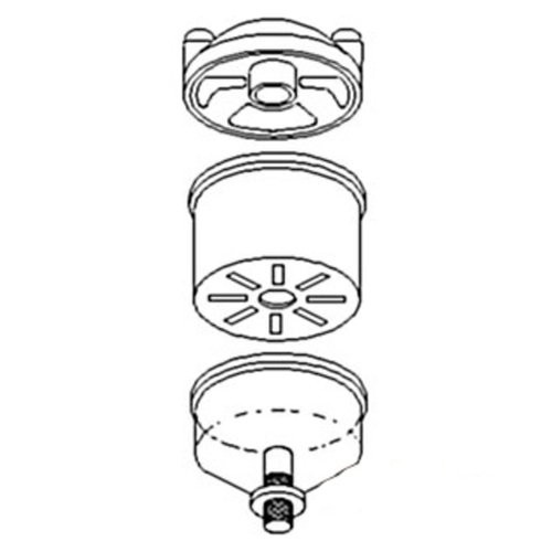 4612229 | Filter Assembly, Single Fuel (1/2" UNF Ports) for New Holland®
