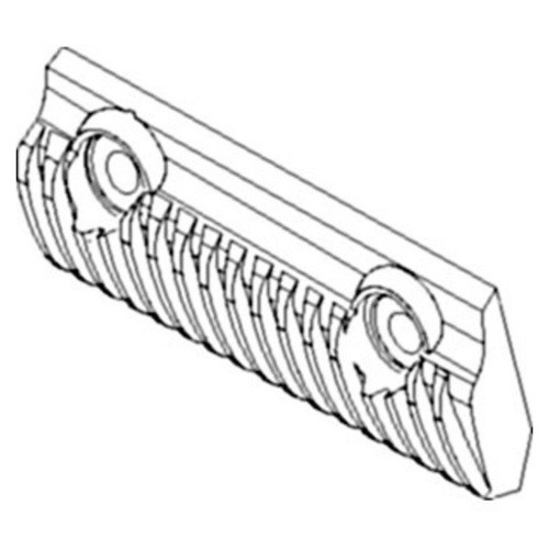 84060998 | Rasp Bar LH Rotor, (Set Of 3), (Trailing) for New Holland®