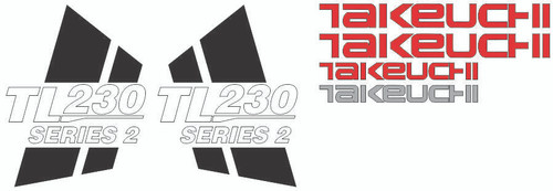 TL230 Series 2 Decal Kit for Takeuchi |  44495