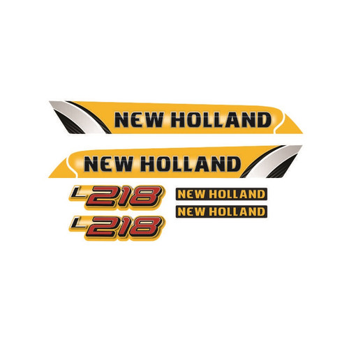 L218 Decal Sticker Kit for New Holland® | Replaces OEM # 44591
