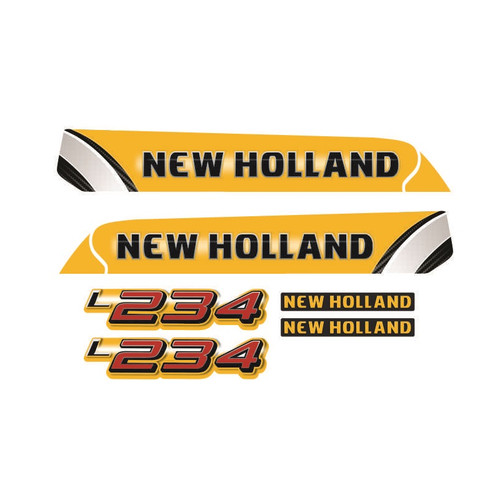 L234 Decal Sticker Kit for New Holland® | Replaces OEM # 44598