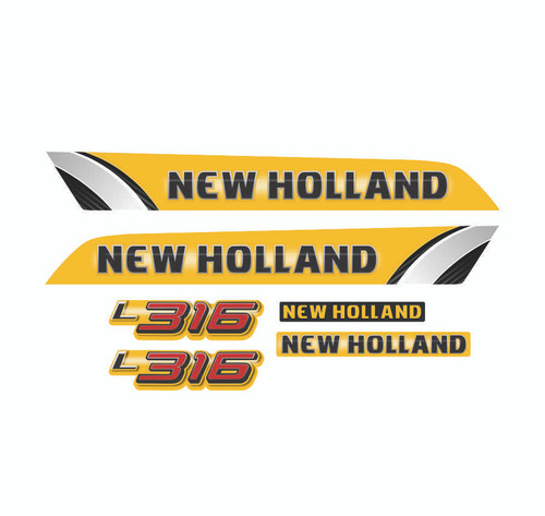 L316 Decal Sticker Kit for New Holland® | Replaces OEM # 44601