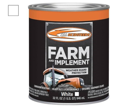 white bobcat skid steer paint 6902230