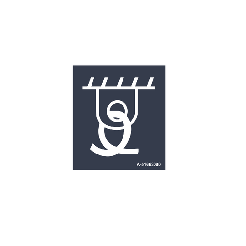 Tie Down Chain Decal for New Holland® | Replaces OEM # 51663088