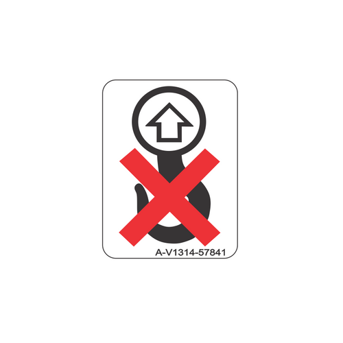 Warning Decal for Kubota® | Replaces OEM # V1314-57841