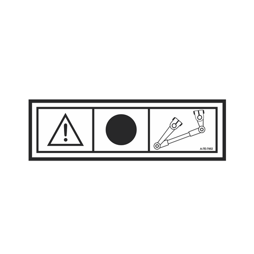 Decal for Caterpillar® | Replaces OEM # 7E-7852