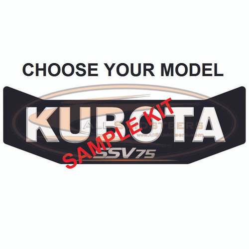Kubota ssv decal back door