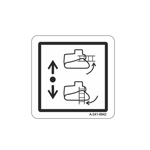 Decal for Caterpillar® | Replaces OEM # 241-6942