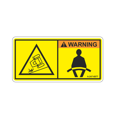 Decal for Caterpillar® | Replaces OEM # 247-6877