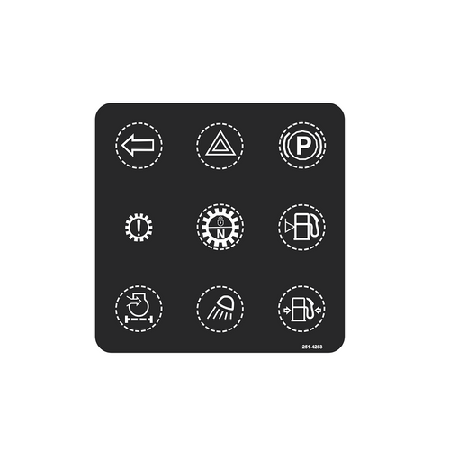 Decal for Caterpillar® | Replaces OEM # 251-4283