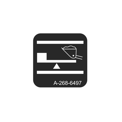 Decal for Caterpillar® | Replaces OEM # 268-6497