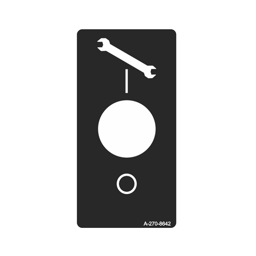 Decal for Caterpillar® | Replaces OEM # 270-8642