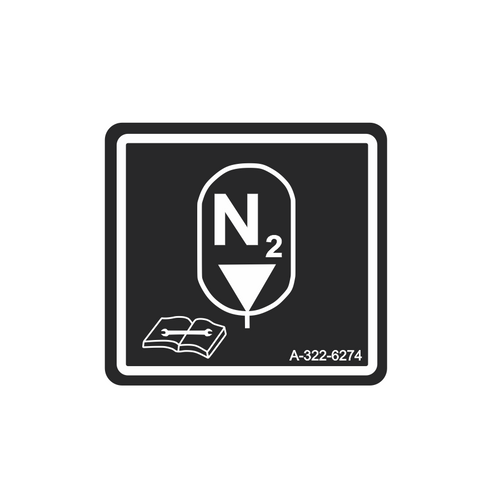 Decal for Caterpillar® | Replaces OEM # 322-6274