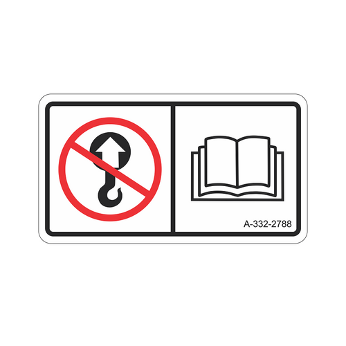 Decal for Caterpillar® | Replaces OEM # 332-2788