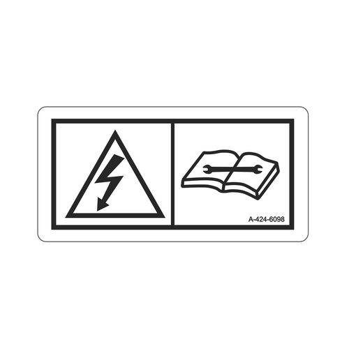 Decal for Caterpillar® | Replaces OEM # 424-6098