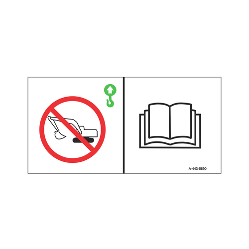 Decal for Caterpillar® | Replaces OEM # 443-5690